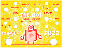 VFE Custom Shop FX pedal design - The Bot - Phaser Fuzz