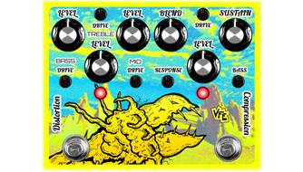 VFE Custom Shop FX pedal design - Sandworm Compressor & Distortion