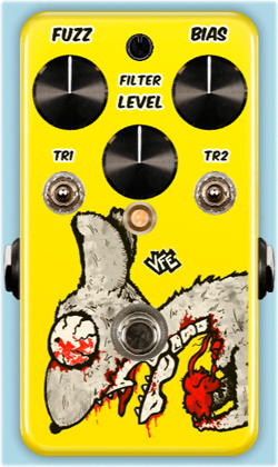 Custom Shop VFE pedal design - graphics by Nigel Honney-Bayes