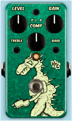 Custom Shop VFE pedal design - graphics by Nigel Honney-Bayes