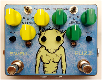 Custom Shop VFE pedal design - The Abductor - graphics by Nigel Honney-Bayes