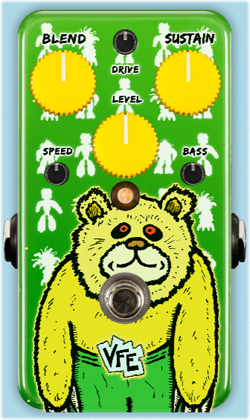 Custom Shop VFE pedal design - graphics by Nigel Honney-Bayes