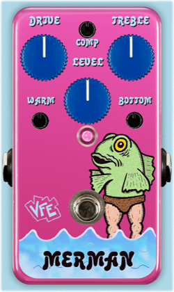 Custom Shop VFE pedal design - graphics by Nigel Honney-Bayes