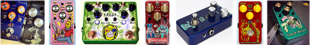 VFE Custom Shop effects pedal designs